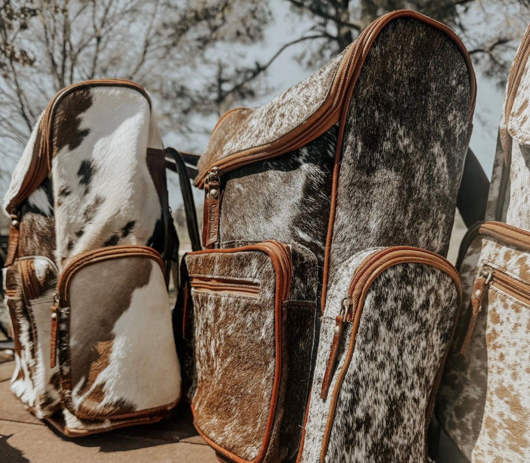 Cowhide Backpack