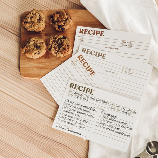 Farmhouse Recipe Cards