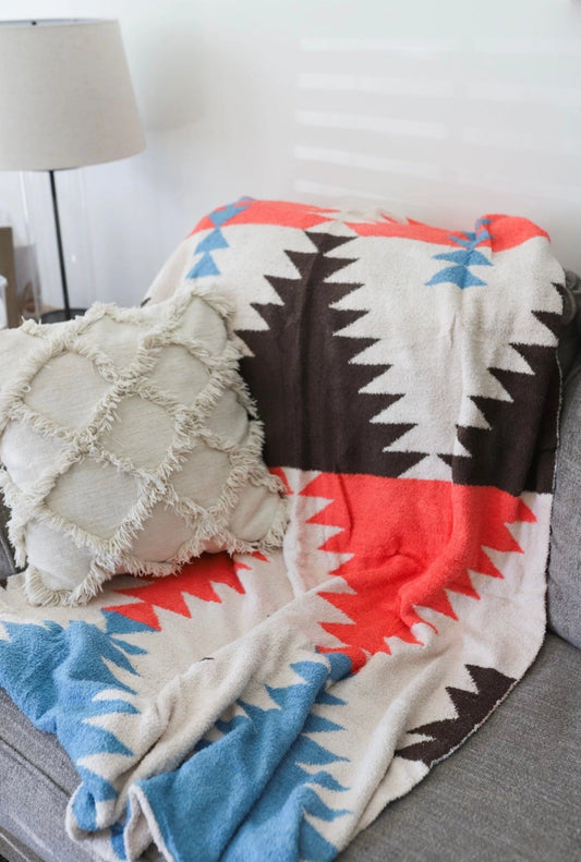 Aztec Throw Blanket