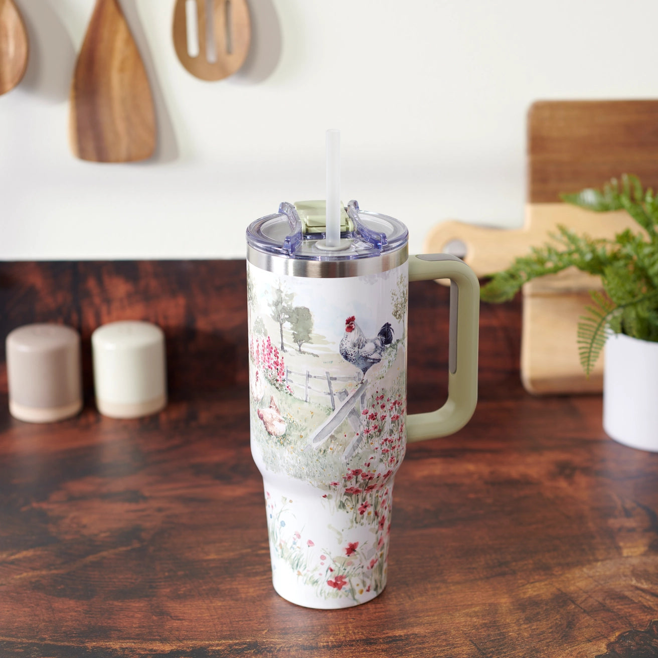 Roosters Travel Mug