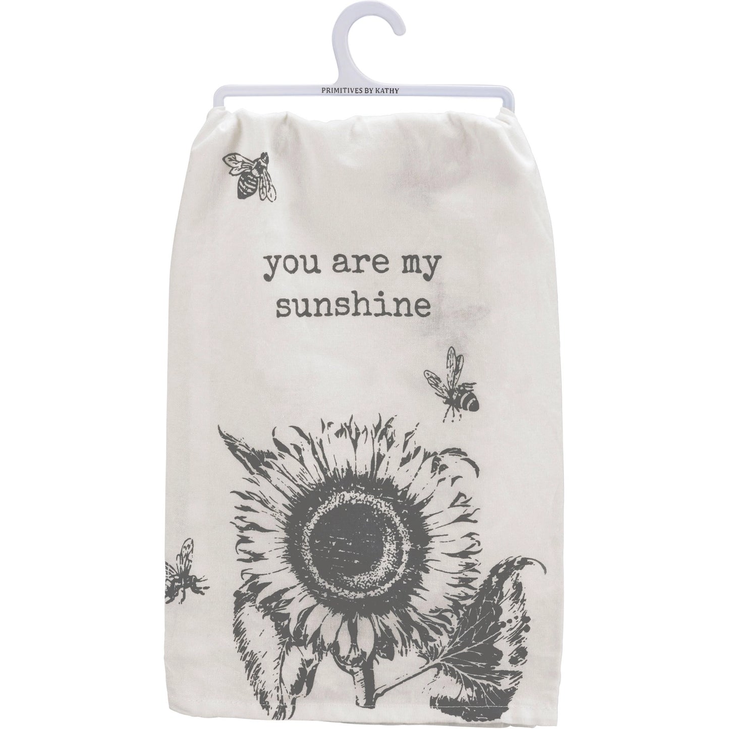 You Are My Sunshine Sunflower Kitchen Towel