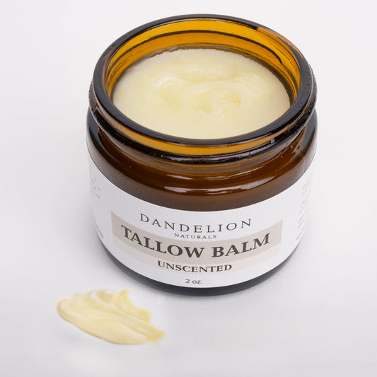 Unscented Grass Fed Tallow Balm