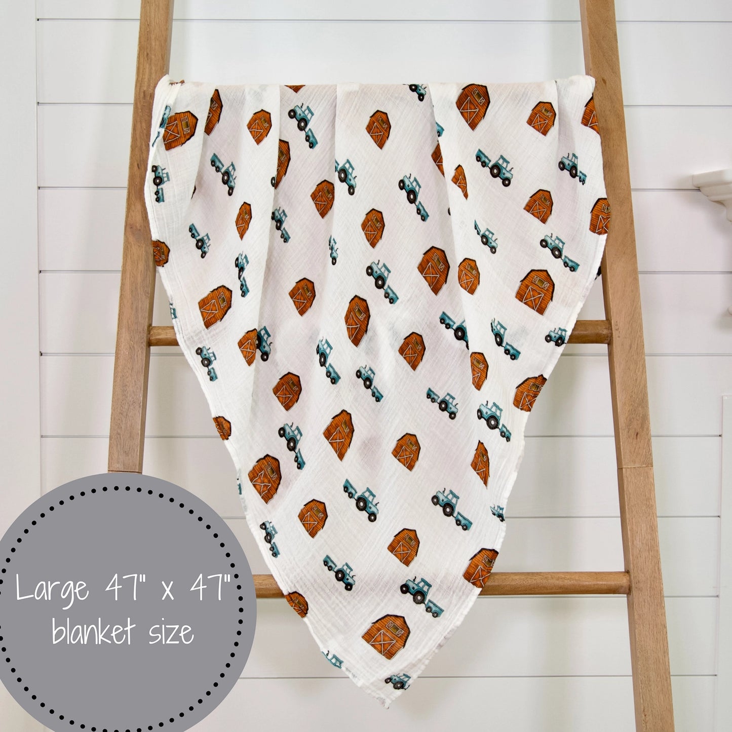 How We Roll Baby Muslin Swaddle Blanket
