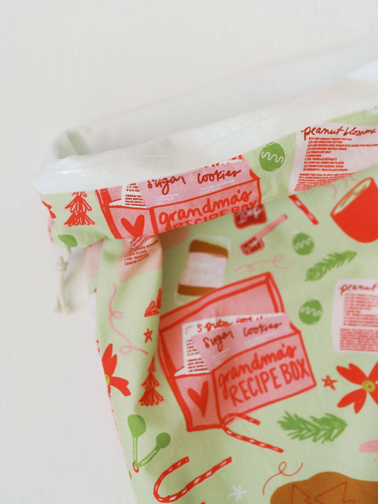 Heirloom Christmas Baking Bread Bag