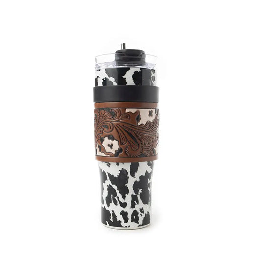 Myra Wyoming Tumbler-Black and White