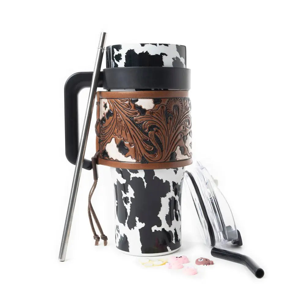 Myra Wyoming Tumbler-Black and White