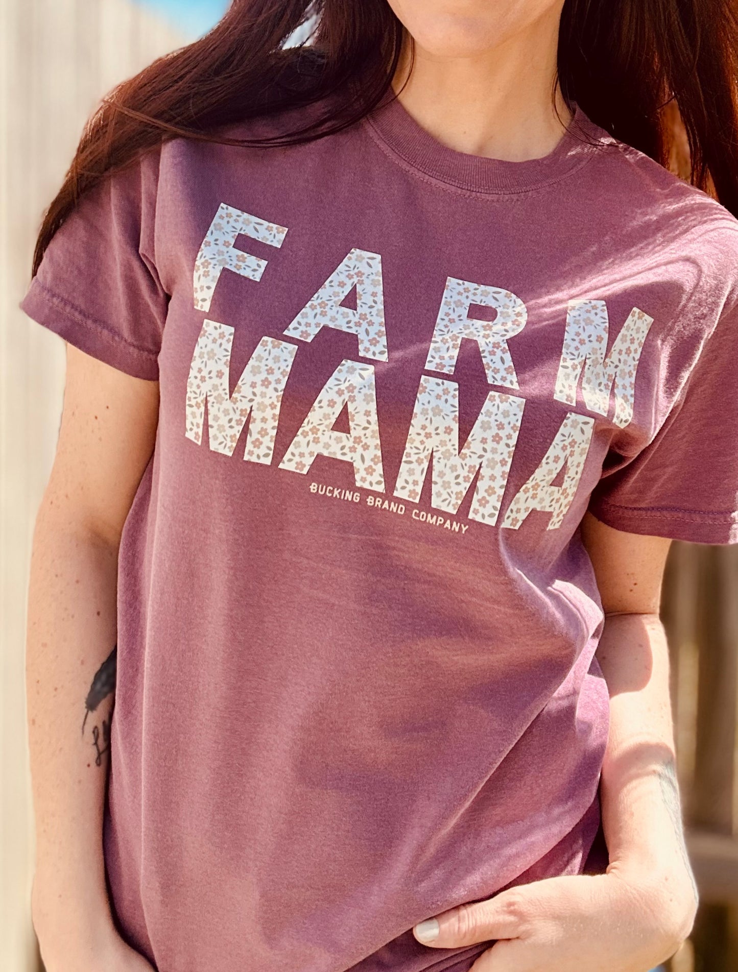 ‘Farm Mama’ Berry Tee