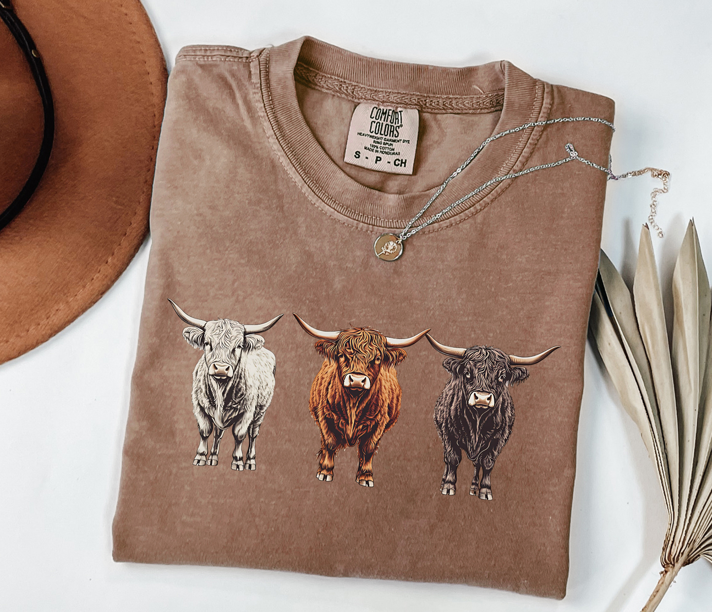 Three Highland Cow T-Shirt