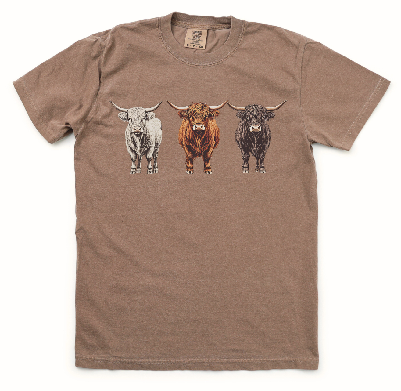 Three Highland Cow T-Shirt