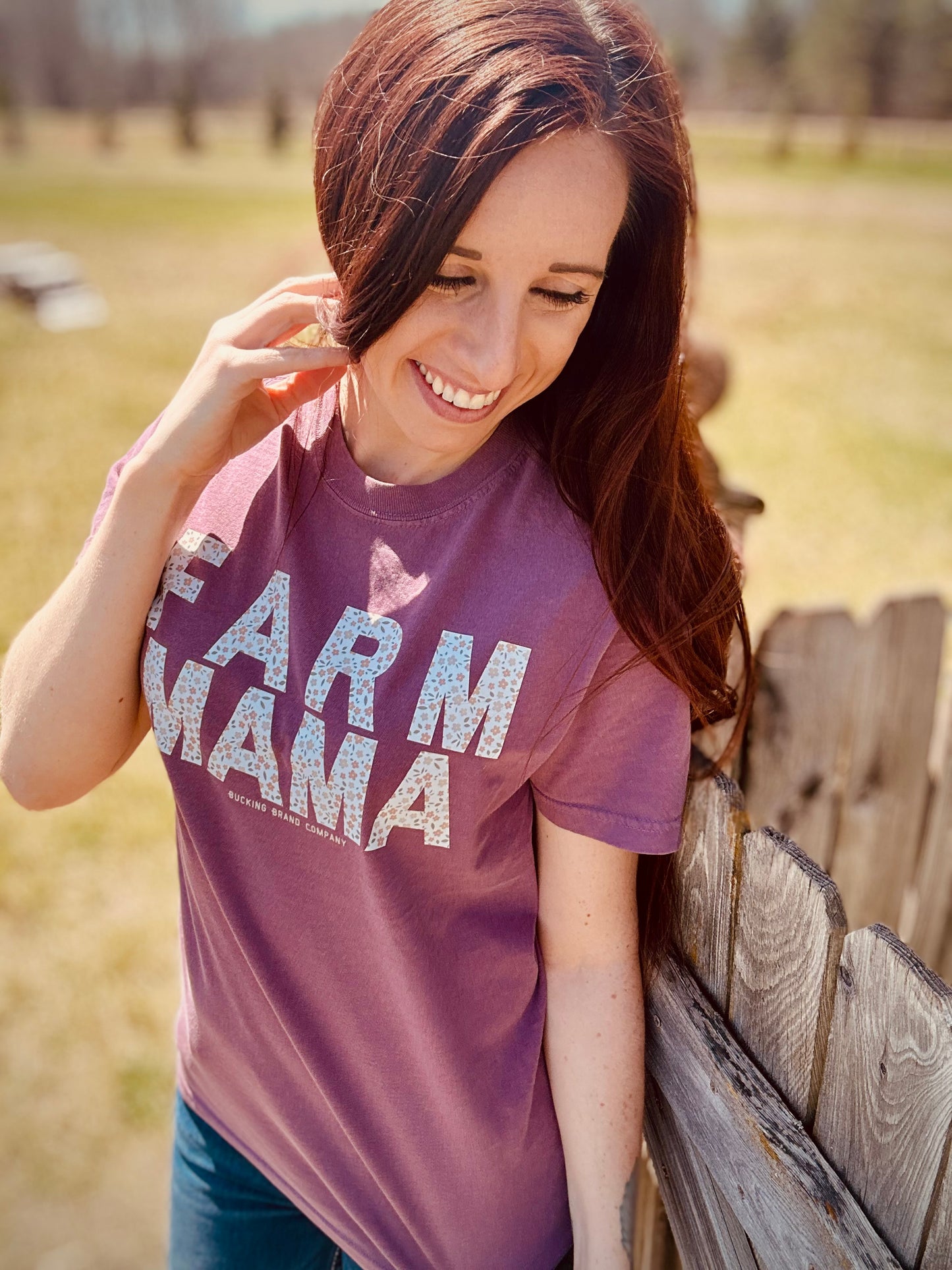 ‘Farm Mama’ Berry Tee