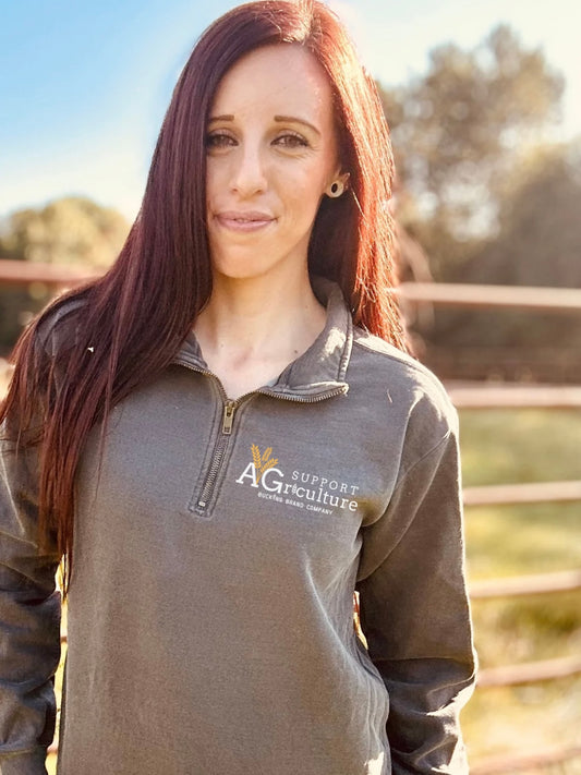 Support Agriculture Pepper Quarter Zip