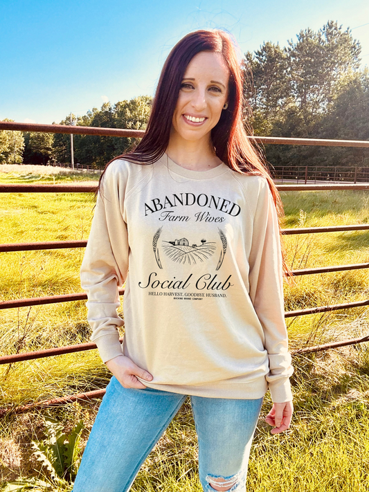 Abandoned Farm Wives Social Club Lightweight Crew