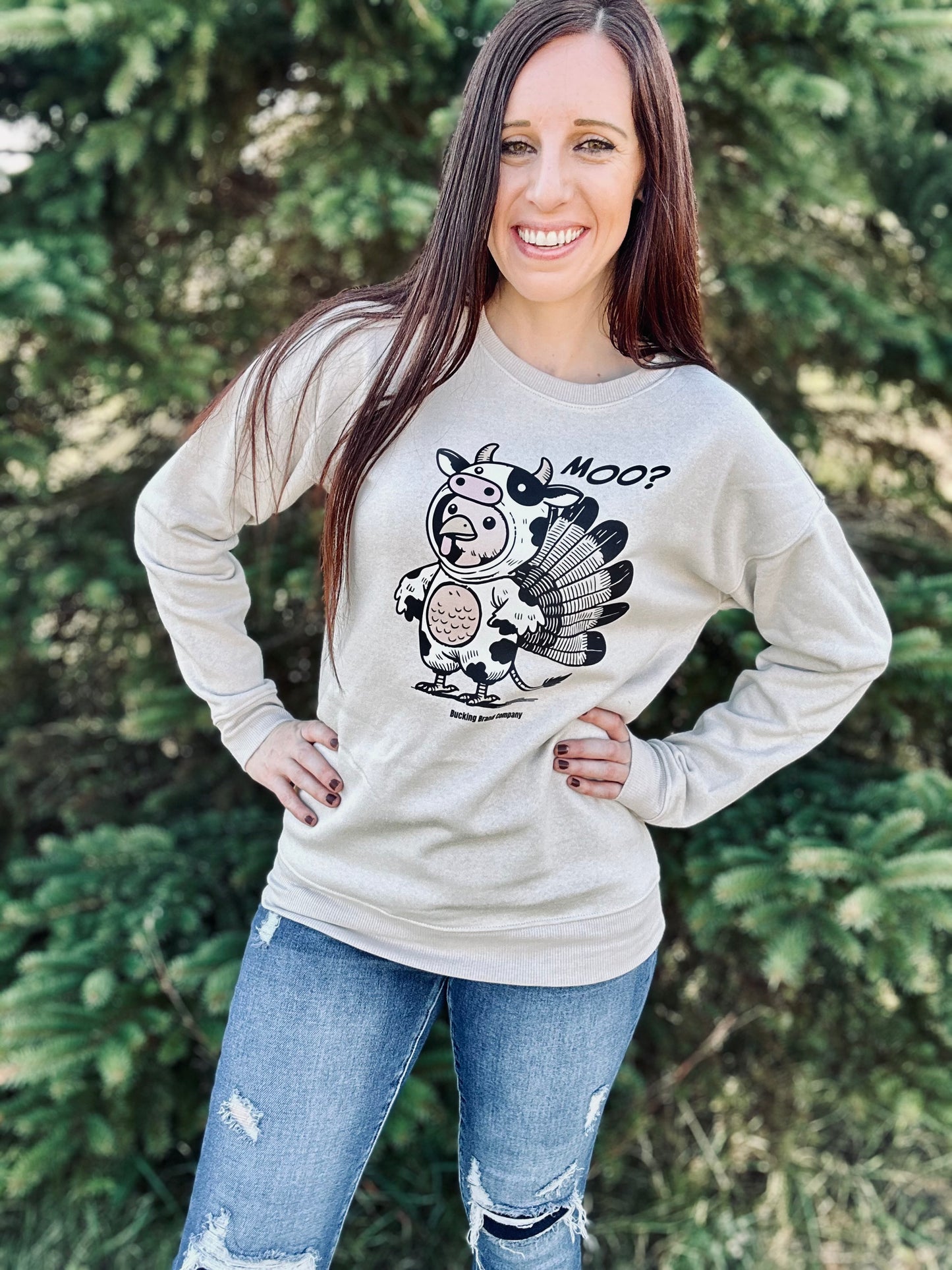Moo? Thanksgiving Sweatshirt