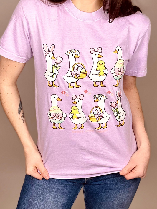 Youth ‘Easter Goose’ Orchid Tee