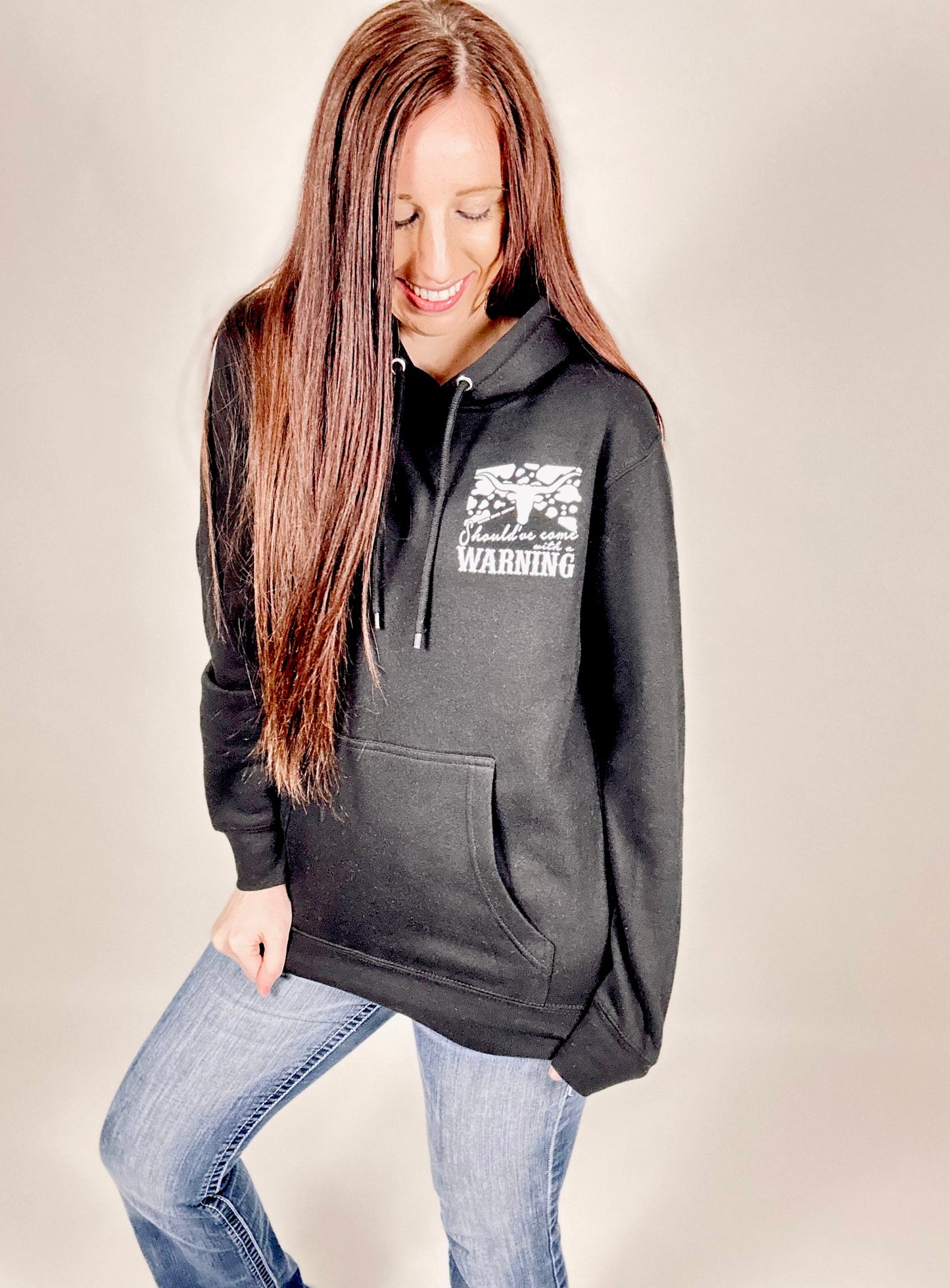 ‘Should’ve Come With A Warning’ Black Hoodie