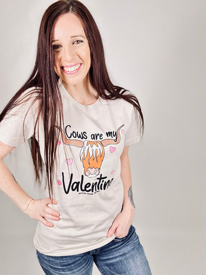 ‘Cows Are My Valentine’ Dust Tee