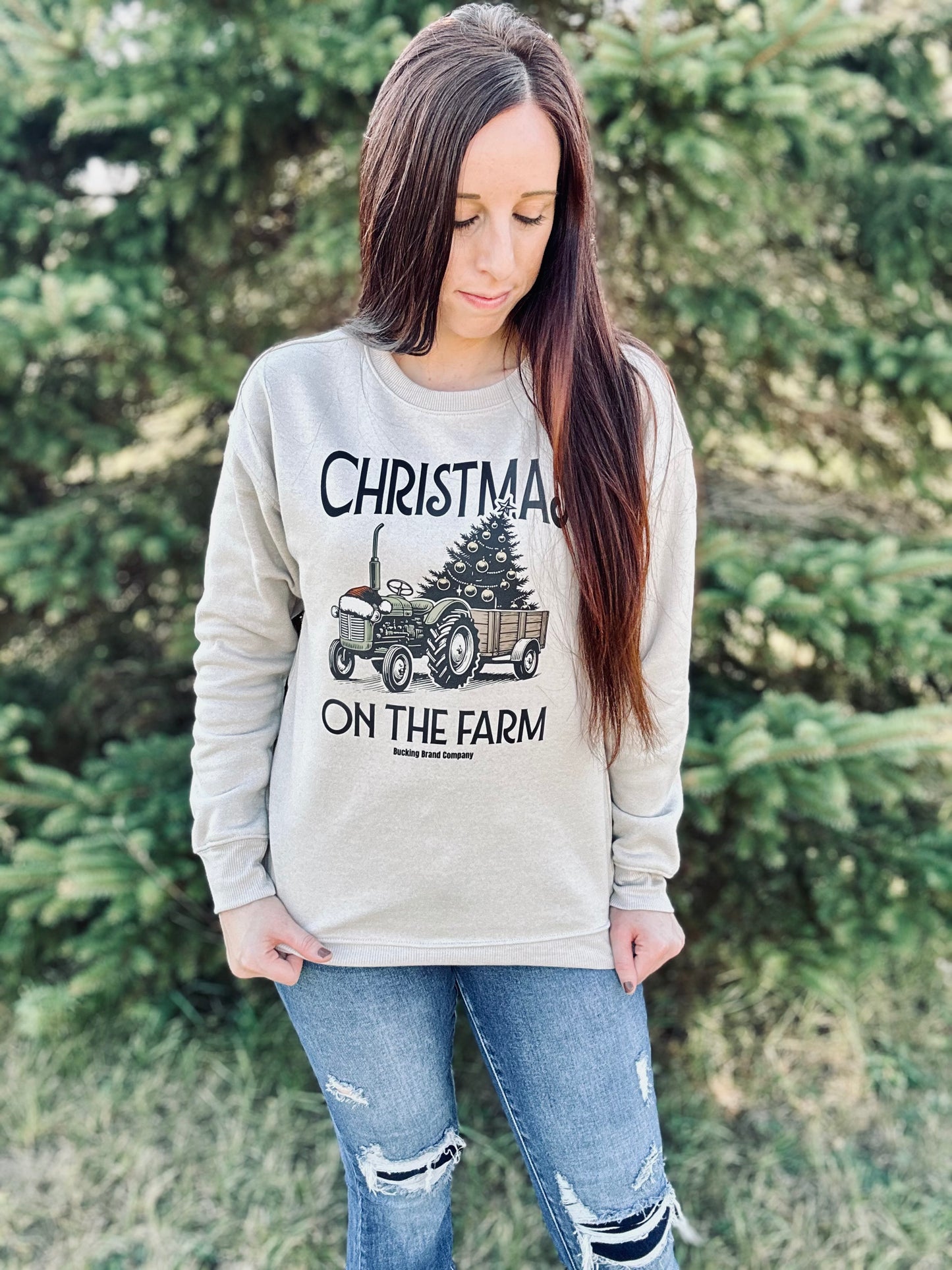 Christmas On the Farm Sweatshirt