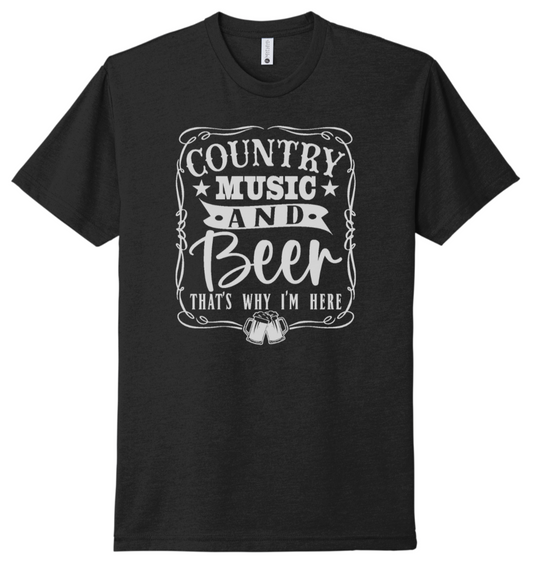 Country Music & Beer T-Shirt