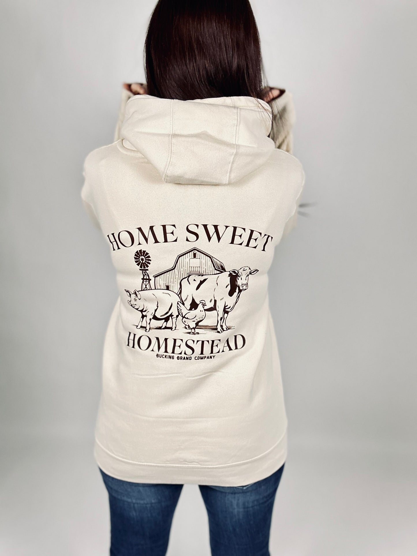 ‘Home Sweet Homestead’ Sandshell Hoodie