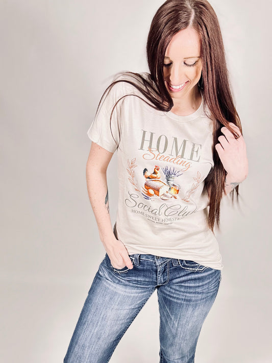 ‘Homesteading Social Club’ Dust Tee