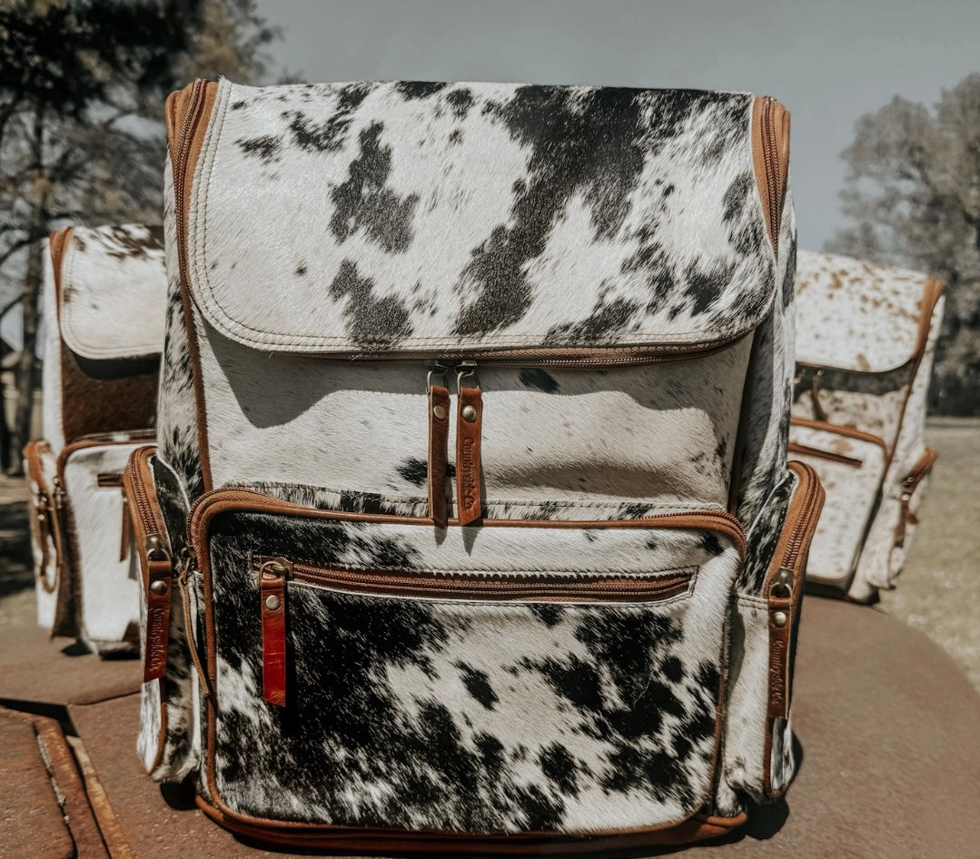 Cowhide Backpack