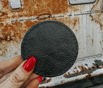 Handmade Cowhide Coaster Set