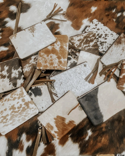 Cowhide Clutch