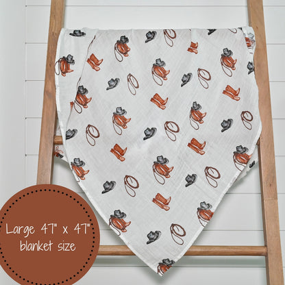Western Baby Swaddle Blanket