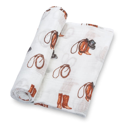 Western Baby Swaddle Blanket
