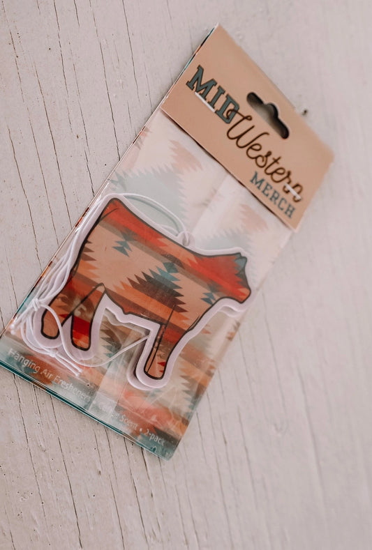Western Show Steer Air Freshener