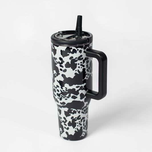 Cow Print 40oz Spill Proof Tumbler