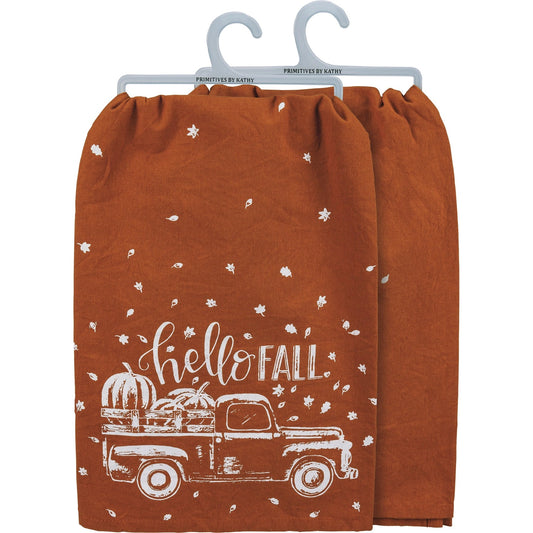 Hello Fall Kitchen Towel