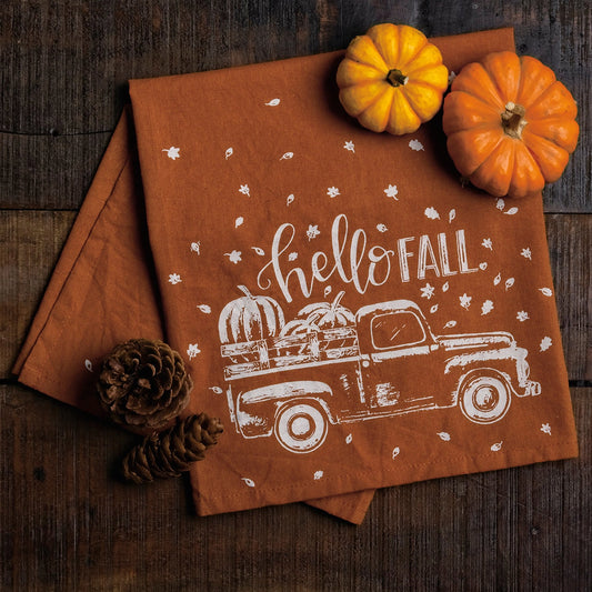 Hello Fall Kitchen Towel