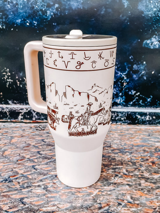 Cattle Drive Tumbler