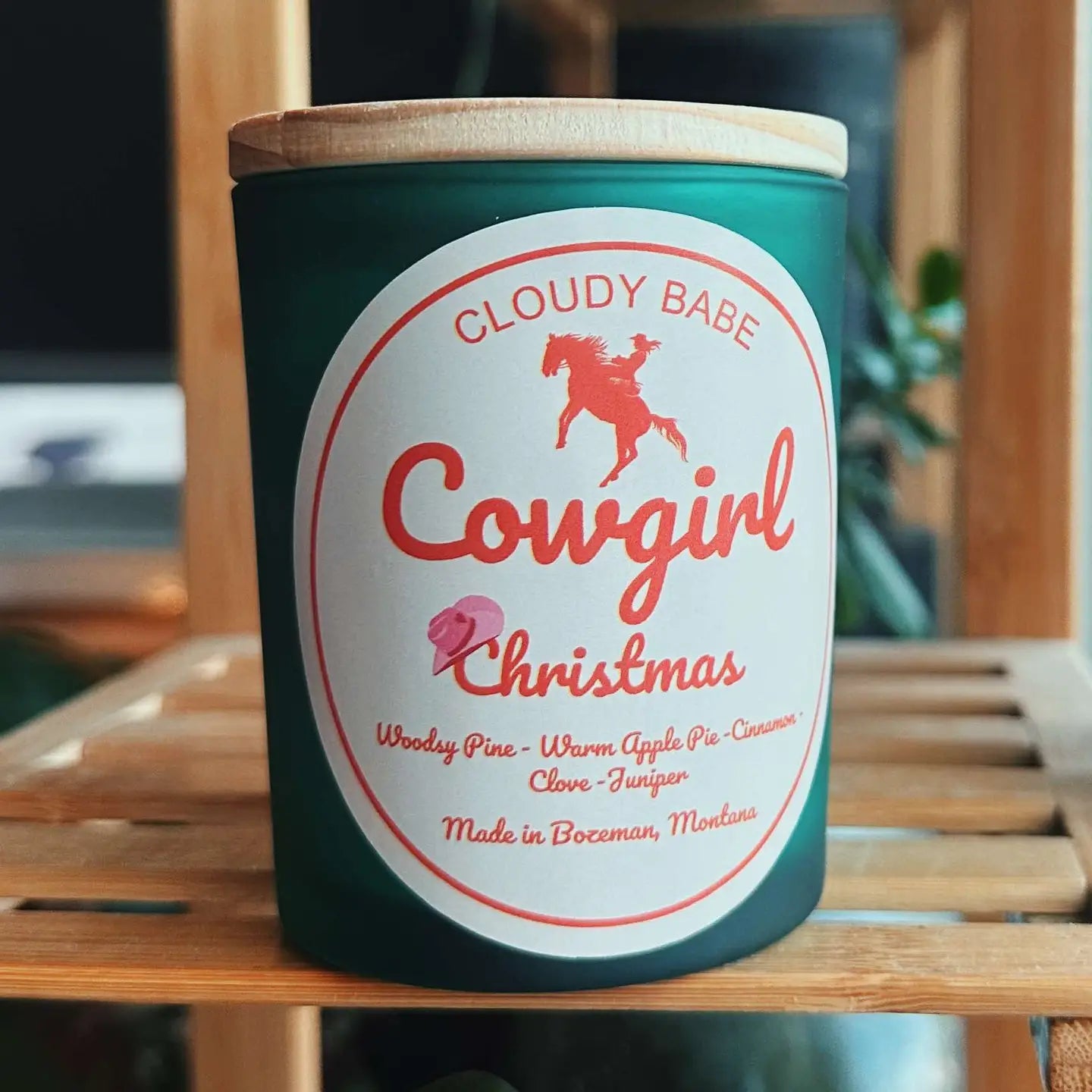 Cowgirl Christmas Candles