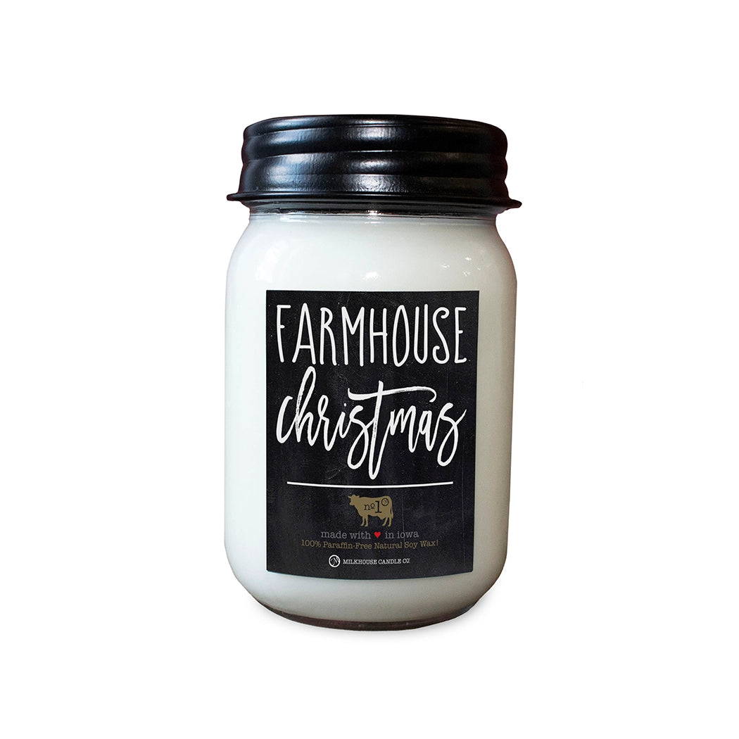 Farmhouse Christmas Candle