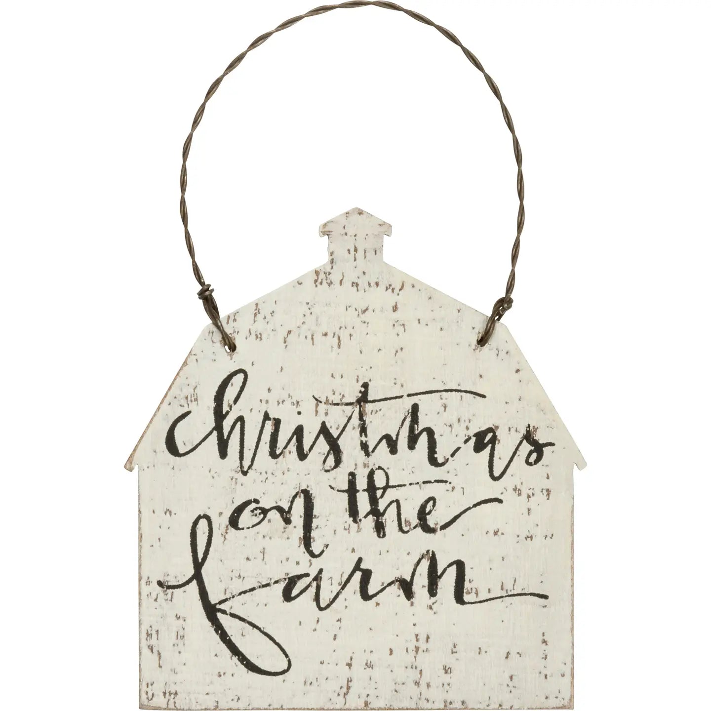 Christmas On the Farm Ornament