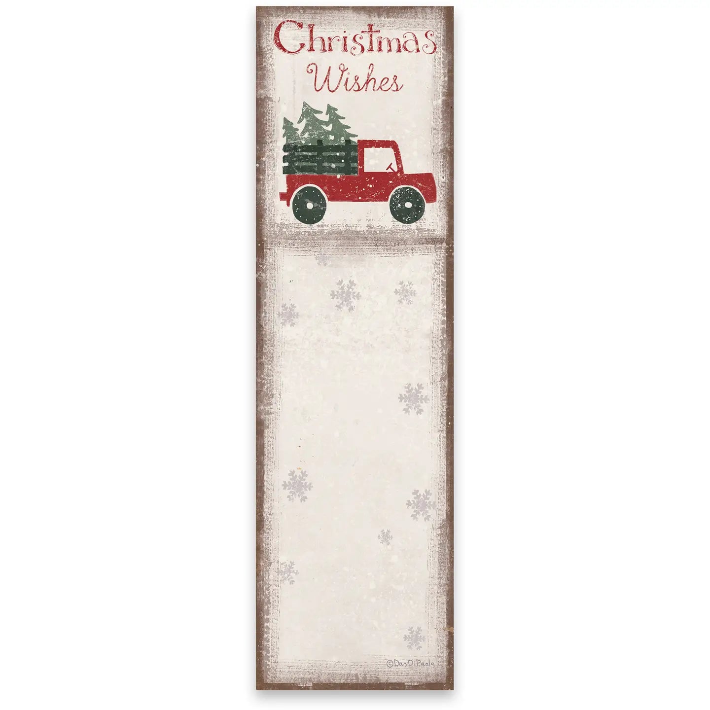 Christmas Wishes List Pad