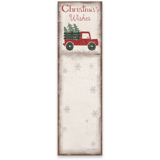 Christmas Wishes List Pad