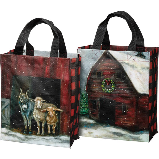 Snowy Farm Family Daily Tote