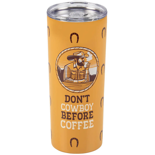Cowboy Before Coffee 20oz Tumbler