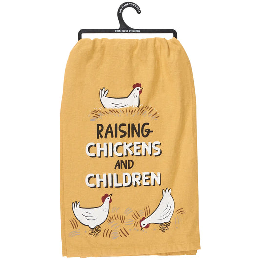 Raising Chickens Kitchen Towel