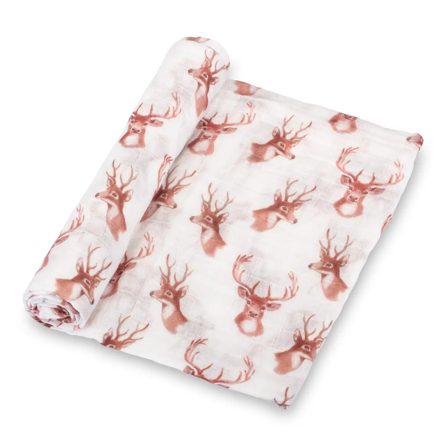 Oh Deer Baby Muslin Swaddle Blanket
