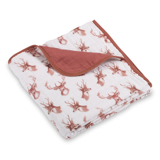 Oh Deer Baby Toddler Muslin Blanket