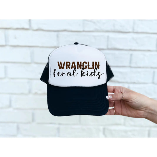 Wranglin Feral Kids Trucker Hat
