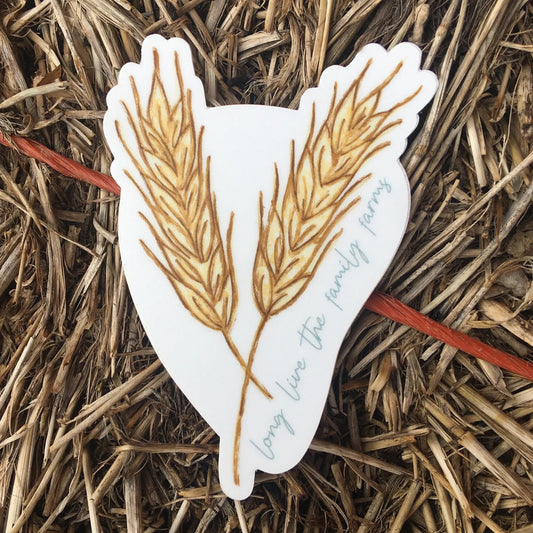 ‘Long Live The Family Farms’ Sticker
