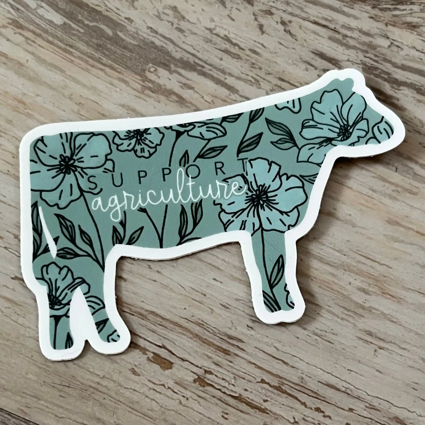 Agriculture Cow Sticker