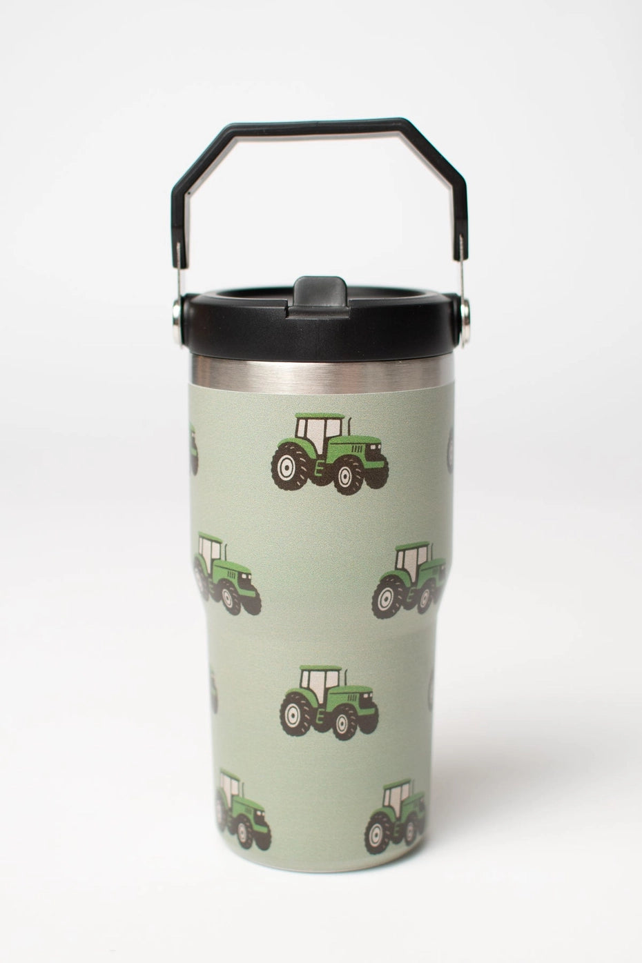 Classic Green Tractor 20oz Kids Tumbler