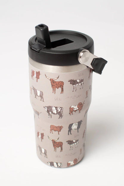 Vintage Cattle 20oz Kids Tumbler