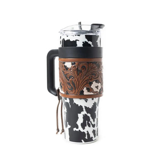 Myra Wyoming Tumbler-Black and White